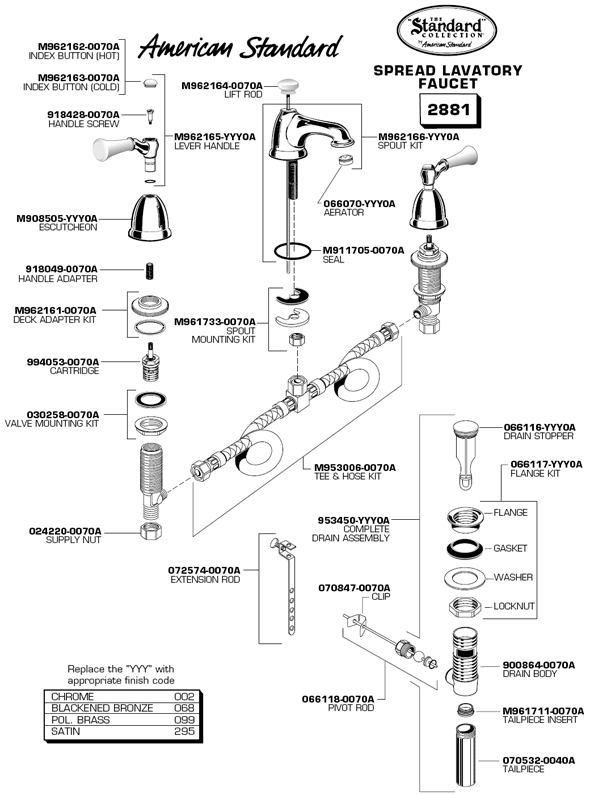 27 American Standard Shower Faucet Parts Diagram Free Wiring Diagram