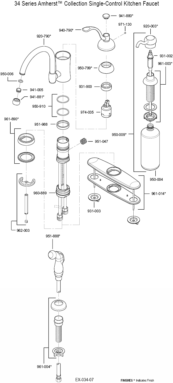 Price Pfister Faucet Parts Diagram